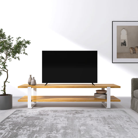 日本製 幅60~160 ローテーブル / テレビボード ヒノキ